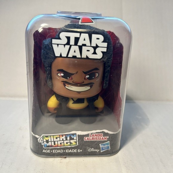 Hasbro Mighty Muggs Star Wars LANDO CALRISSIAN Mad Face Figure #11 Disney NEW - Picture 8 of 13